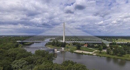 Most Rędziński na autostradzie A8 - Autostradowej Obwodnicy Wrocławia