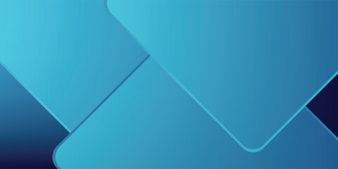 Blue abstract gradient shapes background. Vector illustration