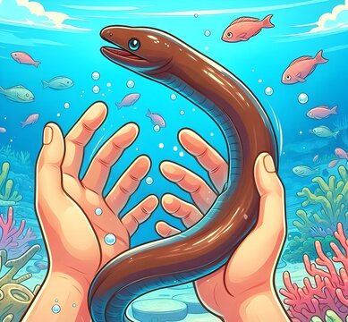 Dutch idiom: "Slippery as an eel", meaning elusive, very difficult to catch