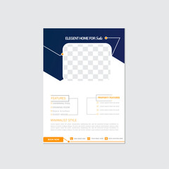 Real estate flyer poster design