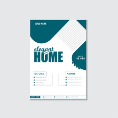 Real estate flyer poster design