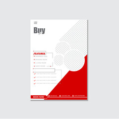 Real estate flyer poster design