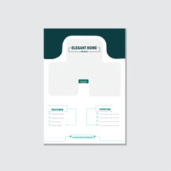 Real estate flyer poster design