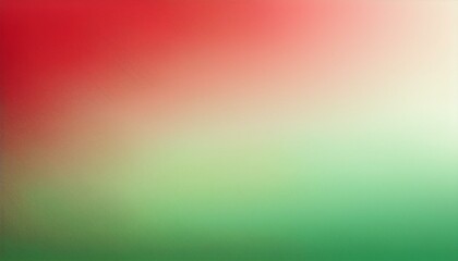 Obraz premium A soft, abstract gradient of red, green, and white tones blending seamlessly. Ideal for backgrounds, holiday designs, digital art, marketing, Christmas, or festive themes.