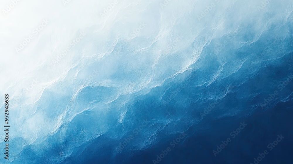 Poster a stylish abstract blue gradient with smooth color transitions and soft, barely noticeable textures 