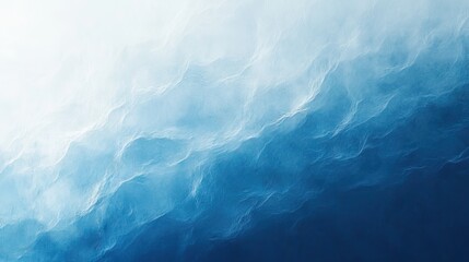 Obraz premium A stylish abstract blue gradient with smooth color transitions and soft, barely noticeable textures for a modern design aesthetic