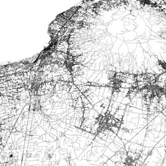 Naklejka premium 3D illustration of city and urban in Pompeii Italy