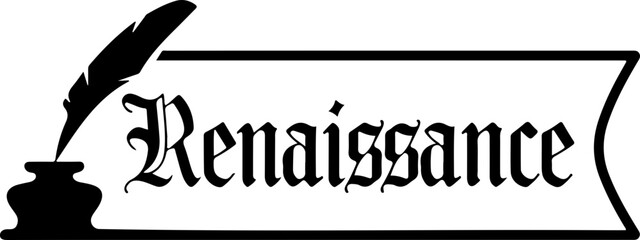 Renaissance Concept: Quill and Ink in Classic Design