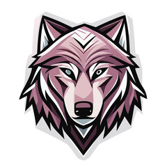 Obraz premium wolf head mascot