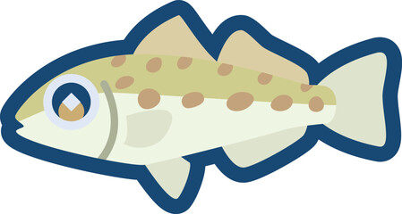 かわいいホシギスのイラスト