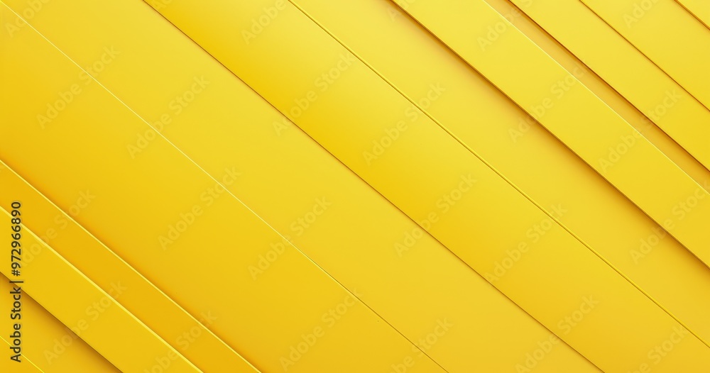 Aufkleber a vibrant yellow background with diagonal lines, creating a dynamic and modern design.