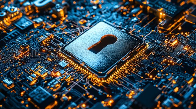 A secure network protected by open-source cybersecurity tools, demonstrating the power and reliability of community-driven security solutions