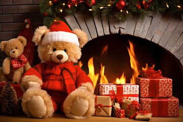 Cozy Christmas Haven: A Teddy Bear's Winter Wonderland