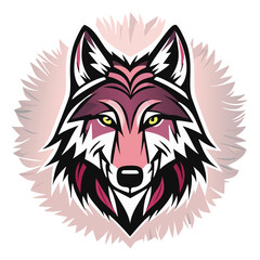 Fototapeta premium wolf head mascot