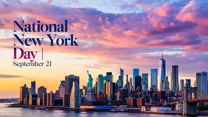Obraz premium National New York Day, September 21