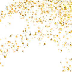 Golden Star Glitter Dust Golden Star Glitter Illustration