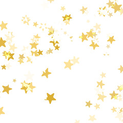 Golden Starry Magic Golden Star Glitter Illustration