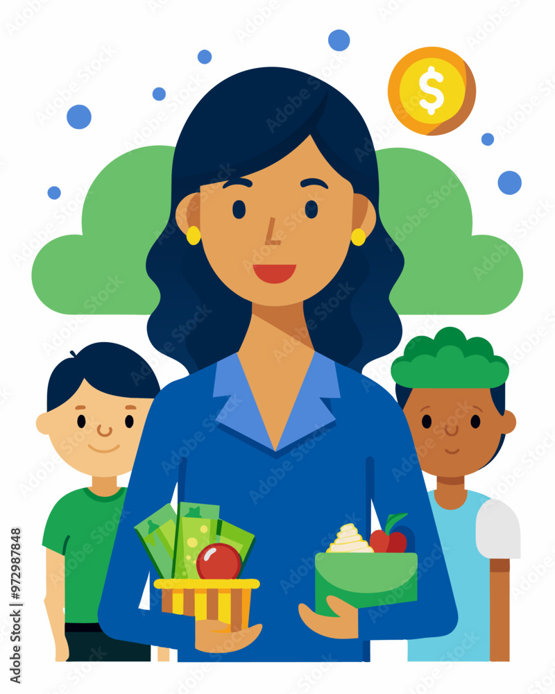 Aufkleber a recent immigrant works as a nanny for a wealthy family while also working at a grocery store to sa