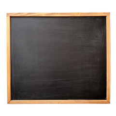 Blank Chalkboard Framed in Wood for Educational Purposes.