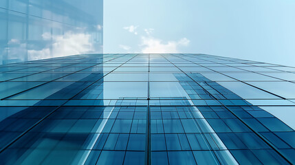 Multiple exposure of modern office buildings