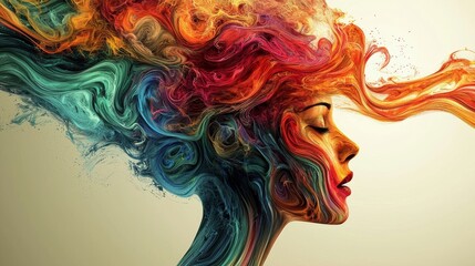 Colorful Woman