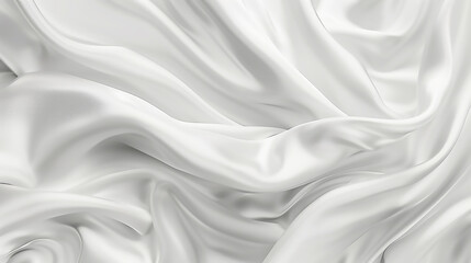 Naklejka premium Smooth elegant white silk or satin luxury texture background
