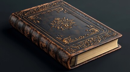 Fototapeta premium Antique Leather Book