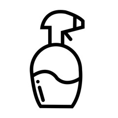 Beauty makeup cosmetic black outline icon pack