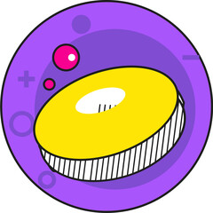 Beauty makeup cosmetic multi colored icon pack