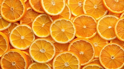 Background of fresh orange slices , citrus, fruit, vibrant, healthy, summer, food, vitamin C, snack, pattern, juicy