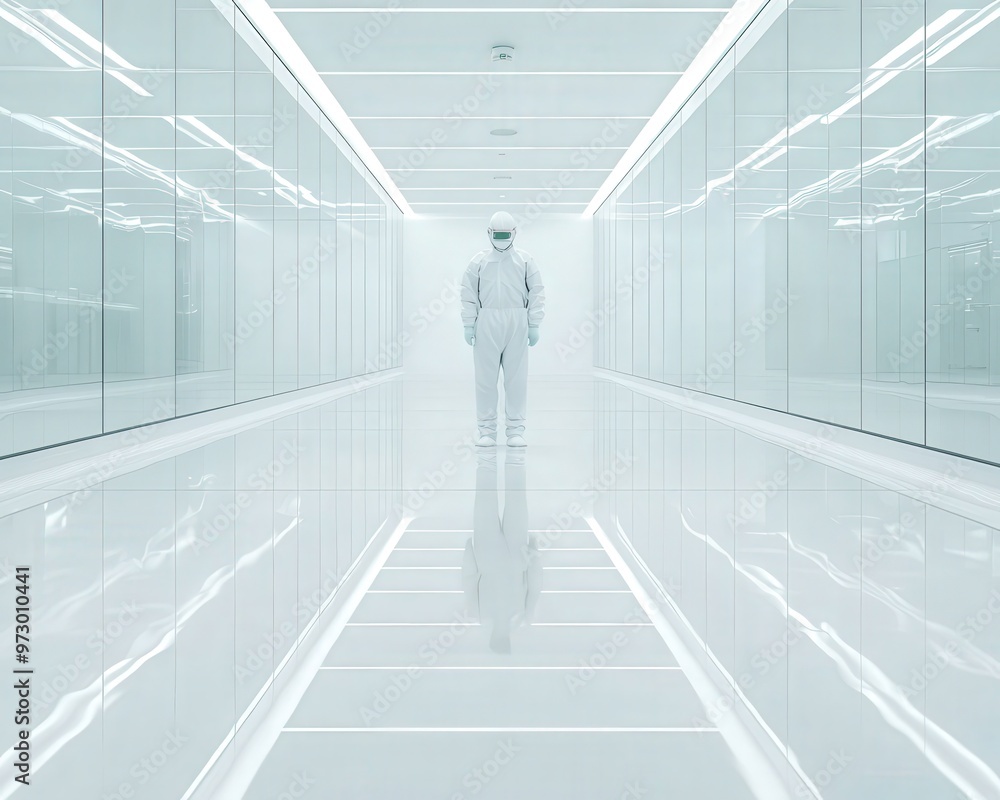 Poster advanced cleanroom with automated monitoring and control systems
