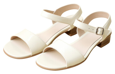 PNG  Sandal footwear white shoe.