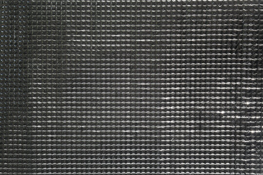 insulated aluminum foil texture macro closeup