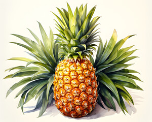 Fototapeta premium pineapple tropical fruite for juice