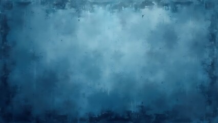 Abstract blue textured background with grunge brushstrokes