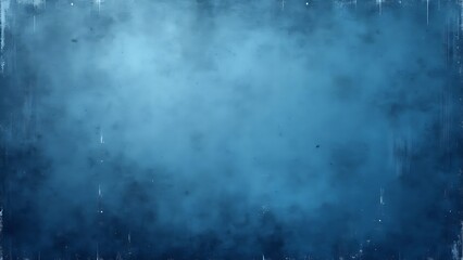 Obraz premium Abstract blue textured background with grunge brushstrokes