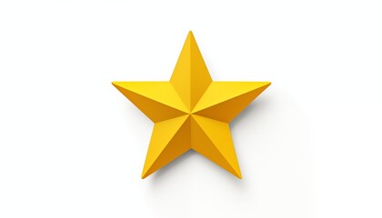 Obraz premium gold yellow star