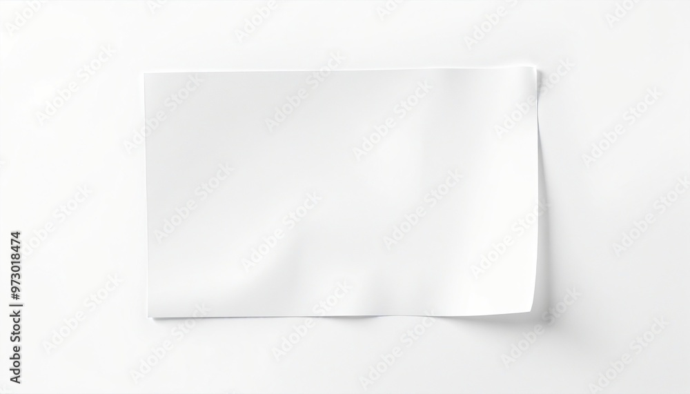 Poster isolated post-it note on transparent background