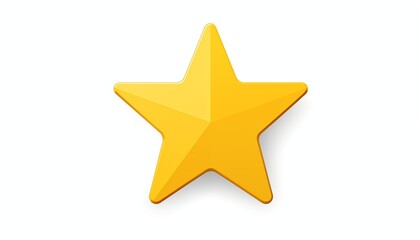 Obraz premium gold yellow star