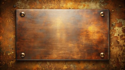 Stained metal plate background with rusty texture, rusty, aged, weathered, grunge, metallic, corroded, industrial