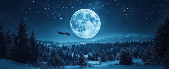 The Magical Winter Night Sky