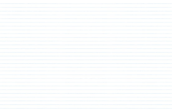 Blank blue lined paper background