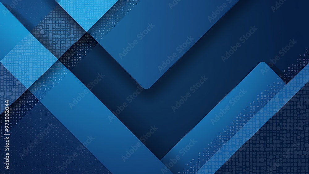 Leinwandbilder dynamic blue background with layered textures and subtle dot patterns, creating a sleek and professi