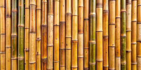 Bamboo wall background with natural textures and hues