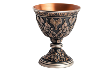 Byzantine Chaliceon isolated on white or transparent background