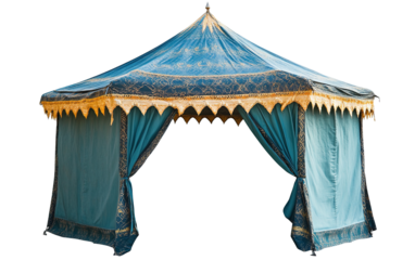 Canopy tent isolated on white or transparent background