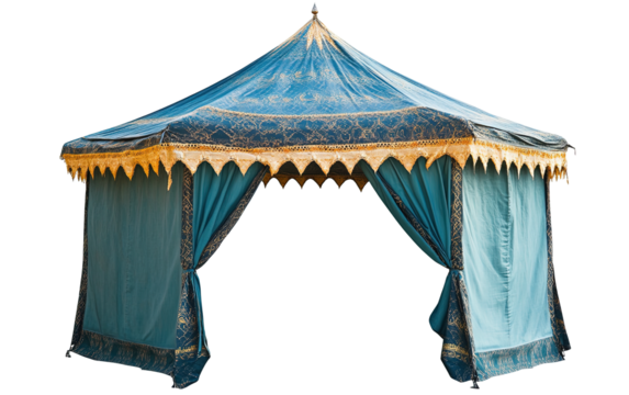 Canopy tent isolated on white or transparent background