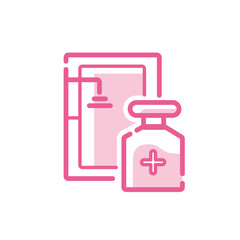 Beauty website pink Icon pack