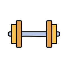 Dumbell Drawing Design Vector Illustration Clipart Eps