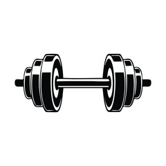 Dumbell Drawing Design Vector Illustration Clipart Eps